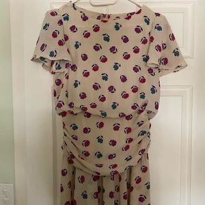 1980s does 1940s floral dress - the notebook